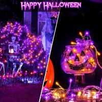 Echosari Smart String Lights Rgb Color Changing Ic 100 Led Christmas String Lights 33Ft With Remote App Control Music Sync Fa