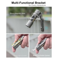 Loop Gear Sk03 Pro Titanium Edc Rechargeable Flashlight With Magnetic Bracket Side Light 4 Colors Filters 10 Modes Small Fla