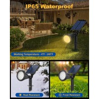 Fratink Solar Spot Lights Outdoor 4 Pack Outdoor Solar Lights For Yard Ip65 Waterproof Solar Spotlights With 4 Modes 2In1 A