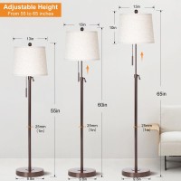 Junnai Modern Floor Lamp Adjustable Height Standing Lamp Tall Lamp With 3 Color Temperatures Floor Lamps For Living Room Bedroom