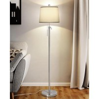 Junnai Floor Lamp For Living Room Adjustable Height Standing Lamp Dimmable Modern Floor Lamps For Bedroom Office Tall Floor Ligh