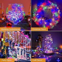 Btfarm 30 Pack Fairy Lights Battery Operated 3 Modes 7Ft 20 Led Twinkle Lights String Lights Waterproof Bulk Small Mini Silve