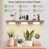 Aopeids 144 Led Grow Lights For Indoor Plants Full Spectrum 5000K Upgraded 3 Lighting Modes Plant Light With Auto Onoff Timer