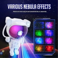 Mooyran Colorful Astronaut Galaxy Projector Special Limited Edition Star Lights For Bedroom Astronaut Space Projector Starry