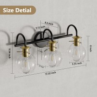 Primeplus Bathroom Vanity Lighting Fixtures Bathroom Wall Mounted Sconces Lighting Vanity Lights For Bathroom With Globel Glass