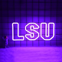 University Neon Sign For Wall Decor University Football Team Neon Light College Team Logo Led Sign For Man Cave Dormitory Bar Cl