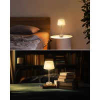 Umexus Portable Cordless Table Lamps Rechargeable 5000Mah Battery Operated 3 Level Brightness Dimmable Night Bedside Lamp Am