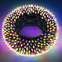 300Led String Lights Indoor Outdoor Use 8 Lighting Modes 100Ft Fairy Lights For Outside Christmas Tree Lights Outdoor Ip44 Wat