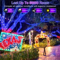 300Led String Lights Indoor Outdoor Use 8 Lighting Modes 100Ft Fairy Lights For Outside Christmas Tree Lights Outdoor Ip44 Wat