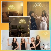 Sintenill Heart Hands Neon Sign Room Decor Heart Neon Signs For Wall Decor Aesthetic Usb Powered Neon Lights For Girls Dorm