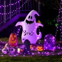 Purple Halloween Lights Outdoor Waterproof 200 Led String Lights Indoor 8 Modes 66Ft Extendable Twinkle Lights Plug In For Ca