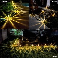 Denicmic Solar Lights Outdoor 10 Pack Solar Pathway Lights Outdoor Halloween Decorative Lights Solar Garden Lights Led Waterproo