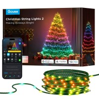 Govee Christmas Lights 2 99Ft 300Leds Rgbwic Christmas Tree Lights With Shape Mapping Function Smart Holiday String Lights For