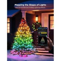 Govee Christmas Lights 2 328Ft 1000Leds Rgbwic Holiday Decor Lights With Shape Mapping Function Smart Indoor Outdoor String Li