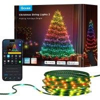 Govee Christmas Lights 2 66Ft 200Leds Rgbwic Christmas Tree Lights With Shape Mapping Function Smart Holiday String Lights For