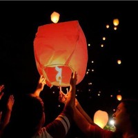 Chinese Lanterns To Release In Heaven Multicolored 5 Pack Contains A Mark Pen Our Paper Lanterns Wedding Party Activity From