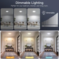 Battery Ceiling Light Fixture With Remote Motion Sensor 2 In 1 Wireless Bathroom Ceiling Light Shower Light Rechargeable 3Ligh