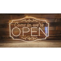 Led Neon Open Sign For Business Remote Included Super Large 40X25 Adjustable Brightness Neon Lights For Party Bar Salon St