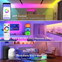 Btflighting Sp530E Wifi Alexa Bluetooth Controllers 4 Zones 24Ghz Rf Rb3 Remote Kit Support Fcob Cob Smd Pwm Or Spi Rgb Rgbw L