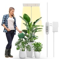 Lordem Grow Lights For Indoor Plants Full Spectrum Tall Plant Lights For Indoor Growing 65 Inch Height Adjustable Growing Lamp