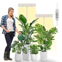 Lordem Grow Lights For Indoor Plants Full Spectrum Tall Plant Lights For Indoor Growing 65 Inch Height Adjustable Growing Lamp