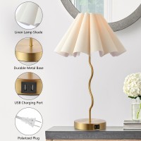 Eoeyyoyb Table Lamps For Bedroom Living Room Gold Lamps Set Of 2 Modern Touch Dimmable Lamp For End Table Bedside Night Stand Go