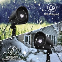 Halloween Projector Lights Outdoor Indoor 3D Dynamic White Reaper Projector Decorations Lights With Timer Waterproof Hallowee