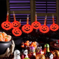 Halloween Pumpkin Bubble Lights 11Ft Outdoor Halloween Decorations String Lights With 8 Jack O Lantern Pumpkin Bubble Lights