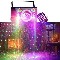 120 Patterns Home Disco Lights Party Lights Stage Light Disco Ball Dj Lights Strobe Lights Par Lights Holiday Christmas Birthd