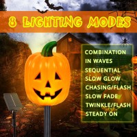 Solar Pumpkin Lights