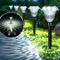 Solpex Solar Lights Outdoor Pathway Garden Decor Lights Solar Powered Waterproof Decoration For Patio Front Porch Yard Outside