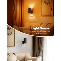 Amber Night Lights Plug Into Wall Dimmable Night Light Plug In Modern Night Lights Auto Onoff Amber Night Lights 2000K 010