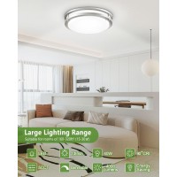 Yogaret 13Inch Flush Mount Ceiling Light Fixture 4000Lm Super Bright Bedroom Light Fixtures 5Cct Adjustable Ceiling Lights Br