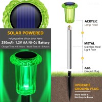 Solar Lights Outdoor 10 Pack Solar Pathway Lights Outdoor Halloween Decorations Waterproof Solar Powered Yard Lighting For Drive