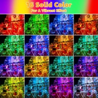 Ollny Rgb Christmas Lights 400 Leds 131 Ft 130 Modes Color Changing Christmas Tree Lights With Remote Timer Waterproof Outd