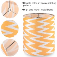 Jerhous Tall Drum Lamp Shades Set Of 2 Medium Gold Stripe Lampshade 10Top X 10Bottom X 118Highspider Morden Lamp Shade