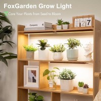 Foxgarden Grow Light For Indoor Plants Full Spectrum Bamboo Plant Light Strip For Indoor Growing 288 Led Grow Lamp With Timer