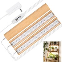 Foxgarden Grow Light For Indoor Plants Full Spectrum Bamboo Plant Light Strip For Indoor Growing 288 Led Grow Lamp With Timer