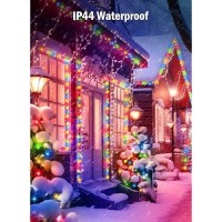 Minetom Christmas String Lights Battery Operated 2 Pack Total 33Ft 100 Led Battery Powered Fairy Lights With Timer 8 Modes Wat