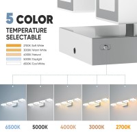 Myth Realm Led Modern Bathroom Light Fixtures Over Mirror 4Light Dimmable Vanity Lights Chrome Acrylic Bathroom Vanity Light