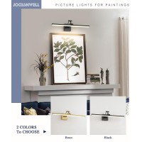 Joossnwell Picture Light For Painting Black Art Light Hardwired Picture Frame Light 2362 Inch Dimmable Gallery Wall Light With