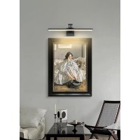 Joossnwell Picture Light For Painting Black Art Light Hardwired Picture Frame Light 2362 Inch Dimmable Gallery Wall Light With