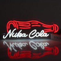 Nuka Cola Neon Sign Fallout Merchandise For Wall Decor Dimmable Game Neon Sign For Wall Decor Man Cave Decor Bedroom Light Up Si