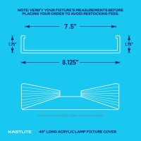 Kastlite Dsb48 2 Bulb Wraparound Ceiling Light Lithonia Lens Replacement 48 Prismatic Acrylic Overhead Ledfluorescent Lamp F