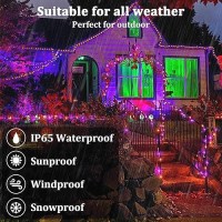 2Pack 200Ft Halloween Solar String Lights For Outside 600 Led Extrabright Solar Light Outdoor With 19 Modes Timer Waterpro