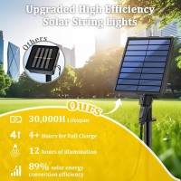 2Pack 200Ft Solar String Lights For Outside 600 Led Extrabright Solar Light Outdoor With 19 Modes Timer Waterproof Fairy S