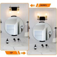 2 Light Black And Gold Bathroom Light Fixtures Bathroom Vanity Light Over Mirror Black And Gold Vanity Lights For Bathroom Va