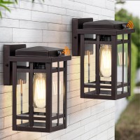 976 Dusk To Dawn Outdoor Wall Lighting 2 Packs Exterior Light Fixture Wall Mount For House Front Porch Light Antirust Mode