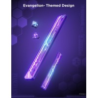 Govee X Evangelion Gaming Wall Light Expansion Kit Expandable Up To 12 Light Sections Includes 2 Light Sections 1 Square Conn