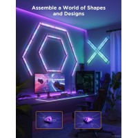 Govee X Evangelion Gaming Wall Light Expansion Kit Expandable Up To 12 Light Sections Includes 2 Light Sections 1 Square Conn